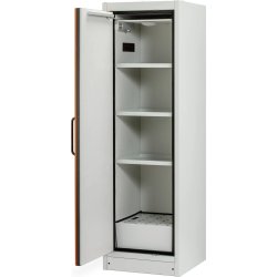 Batteriopbevaringsskab, venstre dør, 64x60x195 cm.