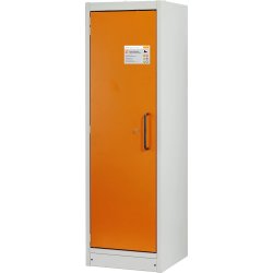 Batteriopbevaringsskab, venstre dør, 64x60x195 cm.