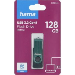 HAMA USB-stik Rotate 128GB - USB-A 3.2 (Gen1) 90MB
