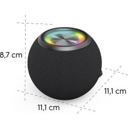 Hama Højttaler BallShape Trådløs LED Sort