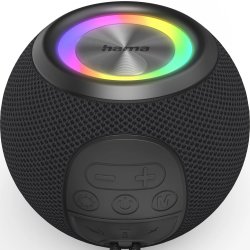 Hama Højttaler BallShape Trådløs LED Sort