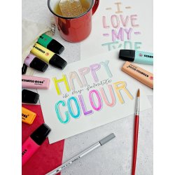 Stabilo Boss Highlighter | Pastel | Koralrød