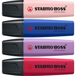 Stabilo Boss Highlighter | Nature | 4 farver