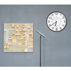 Unilux Pop Pl Vægur | Ø30,5 cm | Sort
