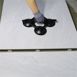 BIHUI glasløfter, alu, 3 x Ø125 mm. sugekopper