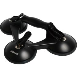 BIHUI glasløfter, alu, 3 x Ø125 mm. sugekopper
