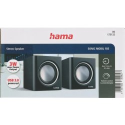 HAMA Højttalere Sonic Mobil 185 Sort/Sølv