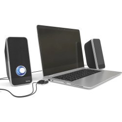 HAMA Højttalere Sonic LS-206 Sort/Sølv