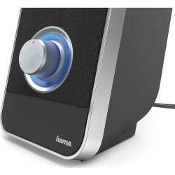HAMA Højttalere Sonic LS-206 Sort/Sølv