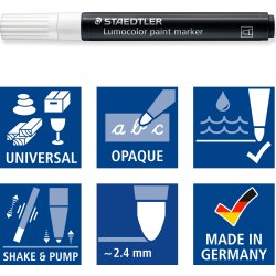 Staedtler 349 Paintmarker, rød