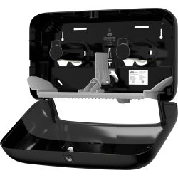 Tork T2 Twin Dispenser MiniJumbo Toiletpapir, Sort