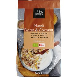 Urtekram Øko Müsli Dadel & Kokos, 600 g