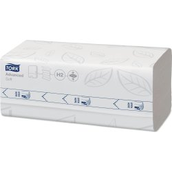 Tork H2 Compressed Adv. Håndklædeark Z-fold, 12 pk