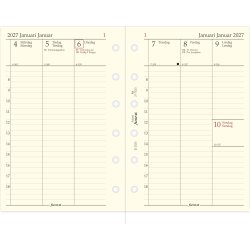 Filofax 2027 Refill | Pocket | Uge | Højformat