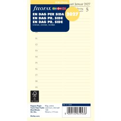 Filofax 2027 Refill | Personal | Dag