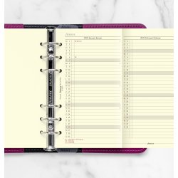 Filofax 2029 Refill | Personal | Årsplan