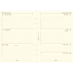 Filofax 2027 Refill | A5 | Uge | Tværformat