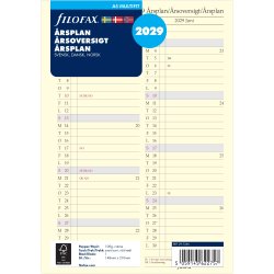 Filofax 2029 Refill | A5 | Årsplan