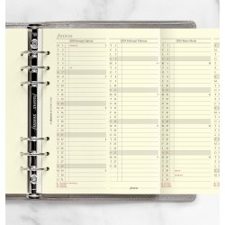 Filofax 2029 Refill | A5 | Årsplan
