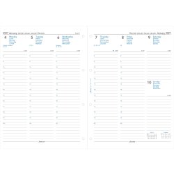 Filofax 2027 Refill | A4 | Uge | 5 sprog