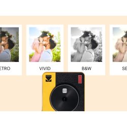 Kodak Mini Shot 3 Retro Instant kamera, gul