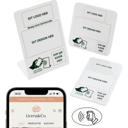 Skiltepakke m/chip, 3 stk, eget logo og design