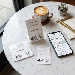 Skiltepakke m/chip, 3 stk, eget logo og design