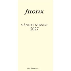 Filofax 2027 Refill | Personal | Månedsoversigt
