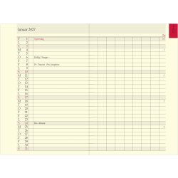 Filofax 2027 Refill | Pocket | Månedsoversigt