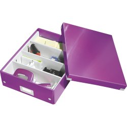 Leitz Click & Store Organizer boks medium, lilla