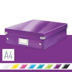 Leitz Click & Store Organizer boks medium, lilla