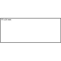 Avery 3362 manuelle etiketter, 77 x 31mm, 224stk