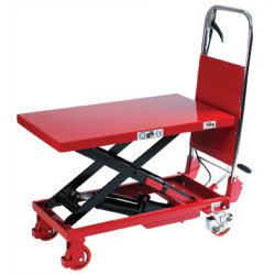 Mobilt løftebord med fodpumpe, 150 kg, 225-740 mm
