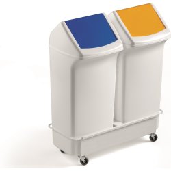 Transportvogn til 2 stk. affaldsspand 40 liter
