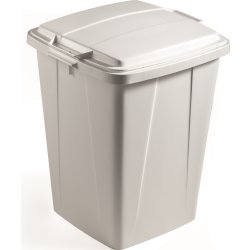 Affaldsspand 90 l, 510x487x630, Grå