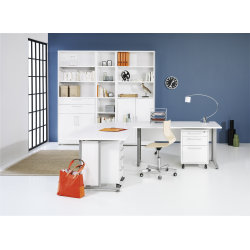 BudgetLine skrivebord, 120 cm, hvid