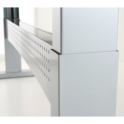 Easy stand 180 hæve/sænkebord centerbue ahorn/alu