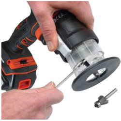 Black & Decker multievo™ overfræser fortsats