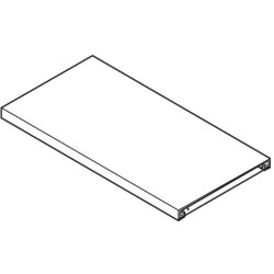Hylde til Triumph arkivskab, 20x885x404, Sort