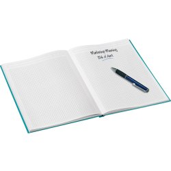 Leitz WOW notesbog A4, kvadreret, pink