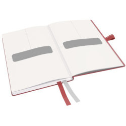 Leitz Complete notesbog A6, linjeret, rød