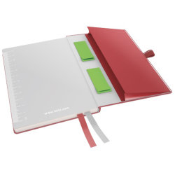 Leitz Complete notesbog A6, linjeret, rød