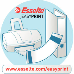 Esselte No.1 brevordner A4, 75 mm, æggeskal