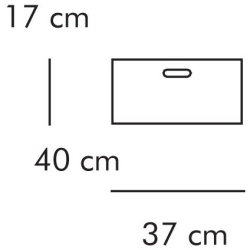ABC Boks, 17x40 cm, natur