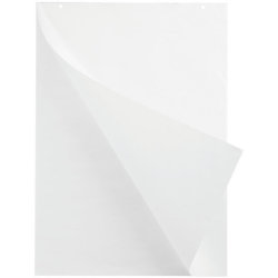 Flipoverblok 98x65 cm, 20 ark blank