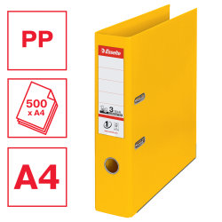 Esselte No.1 brevordner A4, 75mm, gul