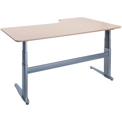 SPEC hæve/sænkebord Kombi 180 cm venstre ahorn