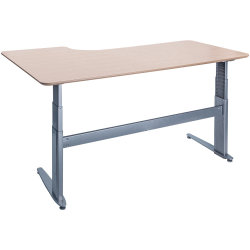 SPEC hæve/sænkebord Kombi 180 cm højre ahorn