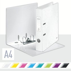 Leitz 180 WOW brevordner A4, 50mm, hvid