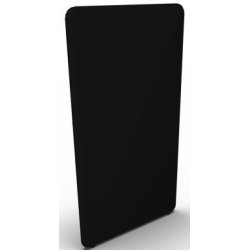 Abstracta softline skærmvæg sort B100xH170 cm